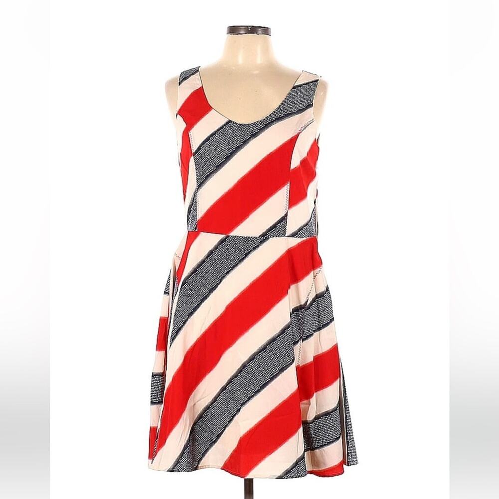 Jack striped fit and flare dress 10